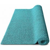 Paillasson anti-saletés sur mesure pvc Résistant aux intempéries Turquoise 120 x 450 cm