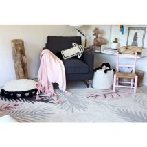 Lorena Canals - Tapis à courtes mèches lavable en machine Tropical Rose 140x200