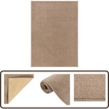 Tapis à poils courts 120x170 cm Marron - Tapis Salon - Tapis Chambre - Tapis Moderne - Tapis Brun - Tapis Design