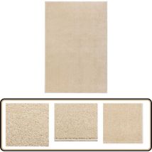 Tapis à poils courts 160x230 cm Beige - Tapis Design - Tapis Moderne - Tapis Salon - Tapis Chambre - Tapis Beige