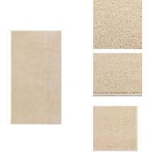 Tapis à poils courts 80x150 cm Beige - Tapis Design - Tapis Salon - Tapis Chambre - Tapis Beige - Tapis Moderne