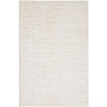 Tesso Living - Tapis a poils long - effet 3D - Blanc - 80cm x 150cm