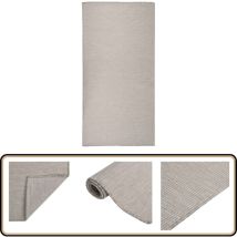 Tapis à tissage plat d'extérieur 100x200 cm Taupe - Tapis Exterieur - Tapis De Terrasse - Tapis De Balcon - Tapis Résistant Aux Uv - Tapis Antitache