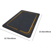 Feiyue - Tapis absorbant pour toilettes et salle de bain, antidérapant, doux, en boue de diatomées