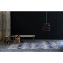 Naf Naf - Tapis abstrait bleu moderne plat Kitae Bleu 160x230