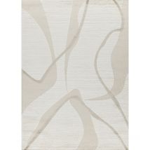 Toutapis - Tapis salon chambre géométrique crème beige monaco 78 doux et moelleux 160x230