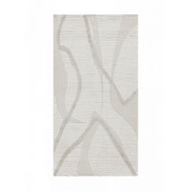 Toutapis - Tapis chambre entrée géométrique crème beige monaco 78 doux et moelleux 60x100