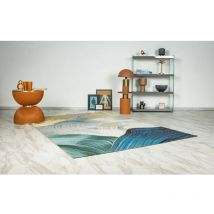 Hellocarpet - Tapis abstrait extérieur moderne plat Rivi Multicolore 80x150