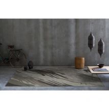 Naf Naf - Tapis abstrait gris moderne plat Dowa Gris 120x170
