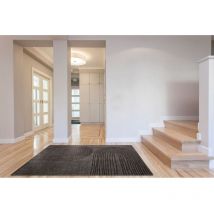 Tapis abstrait intérieur design rectangle Ily Taupe 170x230
