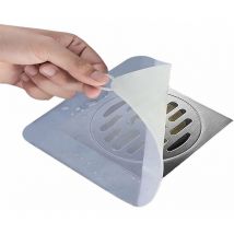 Ensoleille - Tapis anti-odeur en silicone pour siphon de sol, couvercle désodorisant anti-odeur, joint de cuisine, désodorisation des égouts 2 pièces
