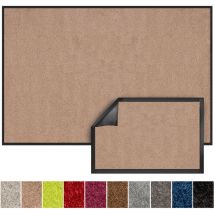 Karat - Tapis de Porte Paillasson d'entrée Performa Beige 90 90 x 300 cm