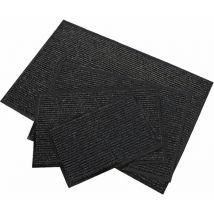 Spetebo - Tapis anti-salissures - Couleur : noir - Taille : 180x120 cm