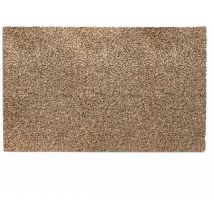 Tapis de Porte Paillasson d'entrée Coton Beige 100 x 400 cm