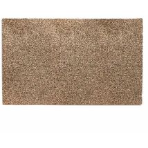 Tapis de Porte Paillasson d'entrée Coton Beige 200 x 300 cm