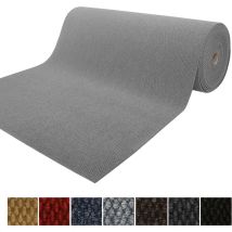 Tapis de Porte Paillasson d'entrée Hong Kong Gris 120 x 250 cm