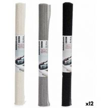 Tapis antidérapant white black grey rubber 45 x 0,1 x 100 cm (12 pièces)