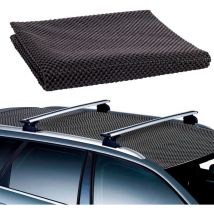 Tapis Antiderapant Coffre Toit De Voiture Motif De Grille en pvc Étanche Polyvalent Coupé à La Taille pour Le Sac De Toit De Voiture De Camion De Van