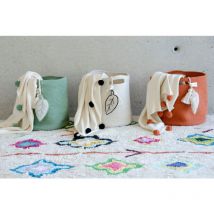 Lorena Canals - Tapis avec franges ethnique Kaarol Crème 200x300