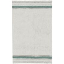 Lorena Canals - Tapis avec franges lavable en machine design Gastro Bleu 140x200