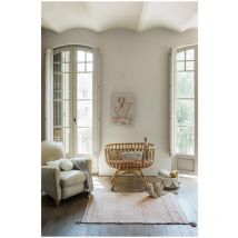 Lorena Canals - Tapis avec pompons lavable en machine design Bloom Rose 120x160