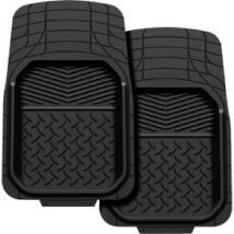 Tapis baquet PVC decoupables 73x49 cm x2 Noir - Incar