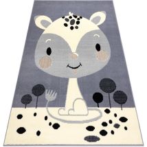 Rugsx - Tapis bcf flash Fox 3995 - Renard gris grey 160x220 cm