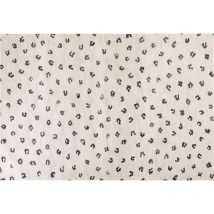 Beliani - Tapis Beige en Coton 160 x 230 cm Tissu Jacquard à Motif Léopard pour Salon Afis
