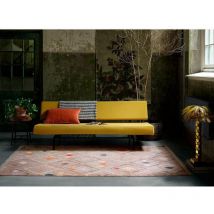 Wecon Home - Tapis berbère à courtes mèches kilim Mont Royal Marron 133x200