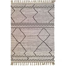 Tapis berbere asni Dimensions - 160x230 – Qualité supérieure pour Maison, Appartement, Bureau – Style élégant et durable – Confort optimal, facile à