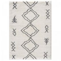 Jadorel - Tapis berbère motif ethnic 160x220 crème doux 3