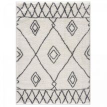 Jadorel - Tapis berbère motif ethnic 280x370 crème doux 2