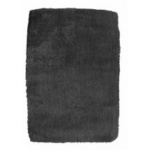 Thedecofactory - best of - Tapis poils longs toucher laineux noir 130x190