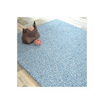 Décoweb - Tapis Billes - Bleu pastel - 200 x 290 cm