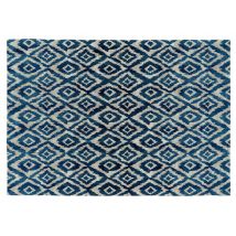 Vivabita - Tapis bleu ethnique plat Dakota Bleu 160x230 - Bleu