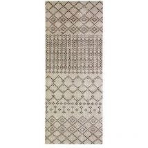 Thedecofactory - brocante - Tapis pour intérieur-extérieur motif berbère sable 80x200