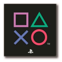 Argofield - Tapis Carré Playstation 4 symboles - 80 x 80 cm