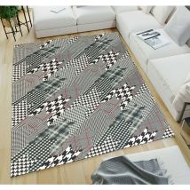 Emmevi Mv S.p.a. - Tapis Chambre Salon Cuisine Salle de bains Hall Design Moderne Écossais Antidérapant - 54x275 cm