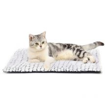XVX - Tappetino Riscaldante per Cani Gatto, Tappetino Riscaldante per Gatti Autoriscaldante 60×45 cm Senza Elettricità e batterie Coperta Riscaldante