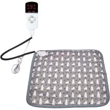 Tapis chauffant électrique pour animaux de compagnie d'hiver, tapis pour chat à température réglable, lit pour chien anti-mâcher d'intérieur durable