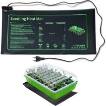 Paryou - Tapis Chauffant pour Semis Germination, matériel pour Serre et semis IP67 Imperméable, 20 Watts, Nappe Chauffante pour Terrarium Plante (53