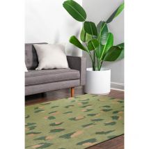 Beneffito - tapis - collection leo Tapis d'intérieur moderne et doux - Rectangulaire - vert - spinach - 240x340cm