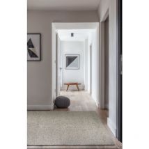 Beneffito - tapis - collection mist white smoke - Tapis à Motifs, Finition Artisanale, Tissage en Belgique - Tapis d'intérieur moderne et doux