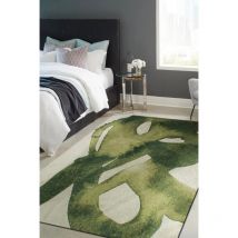 Beneffito - tapis - collection swing sand forest - Tapis - vert - 140x200cm