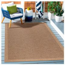 Tapis contemporain plat aspect naturel Stay Noir 80x250