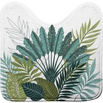 Tapis contour de wc feuille de panazio