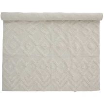 Bloomingville - Tapis coton relief blanc Billa 140 x 200 cm