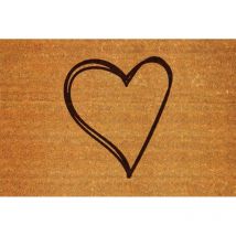 Mercury - Tapis Country Faux Coco Heart55x70