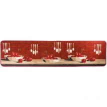 HDI - Tapis d intérieur motif tomates 50 x 200 cm
