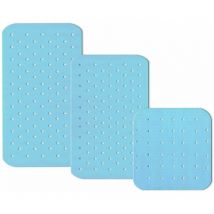 Casa Pura - Tapis de bain Détendez-vous Bleu ciel Tapis de bain 63 x 37cm